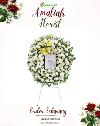 Krans Bunga Duka Cita di Tembongraja